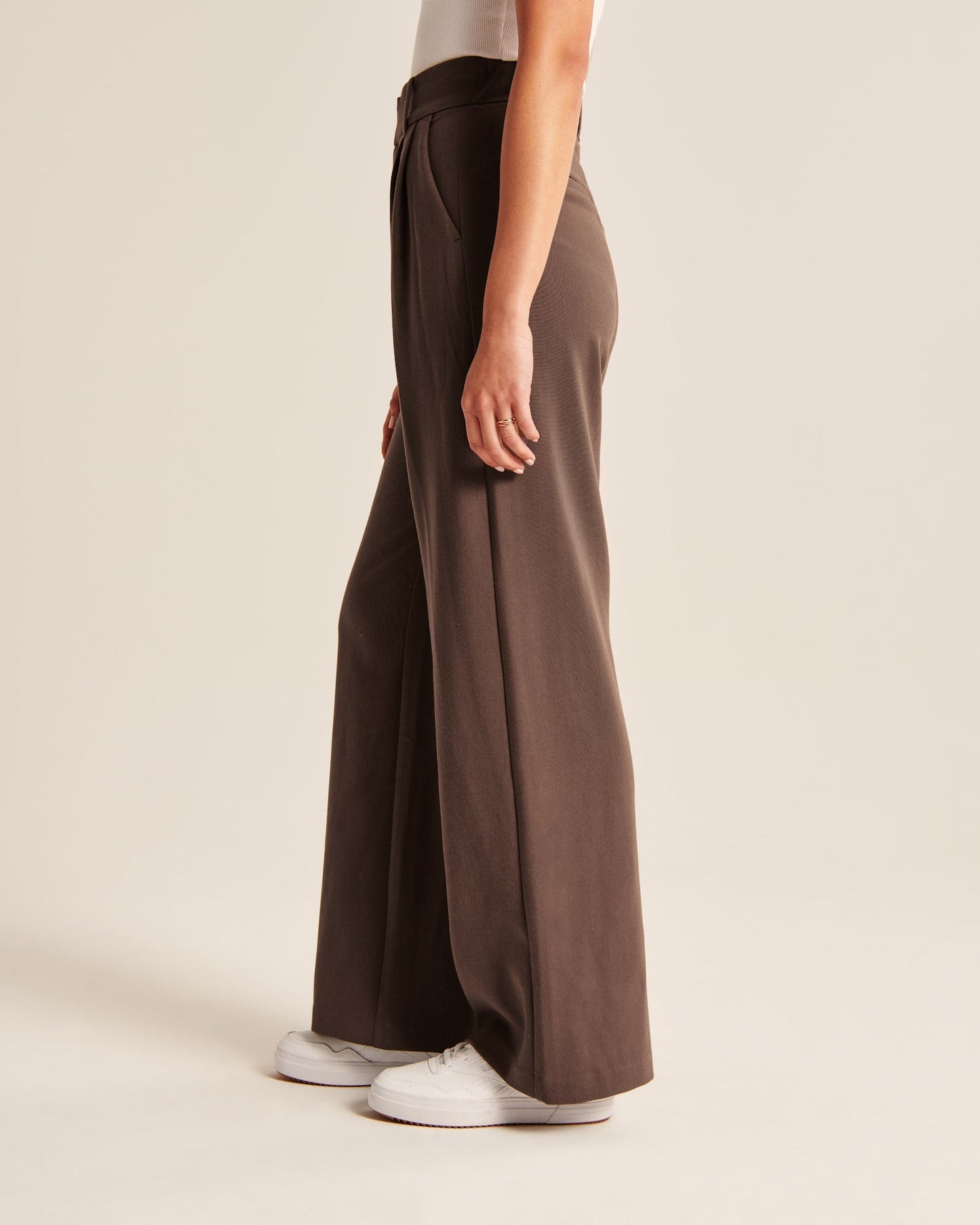 PANTALON ANCHO - MOCA