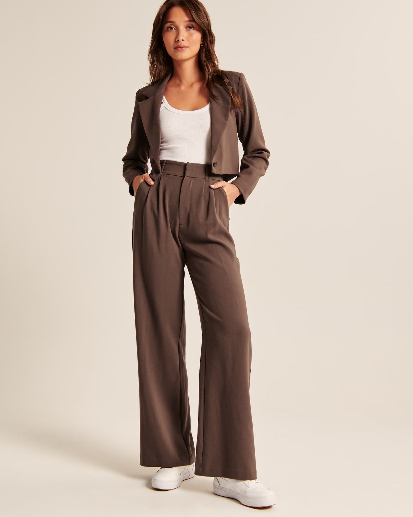 PANTALON ANCHO - MOCA