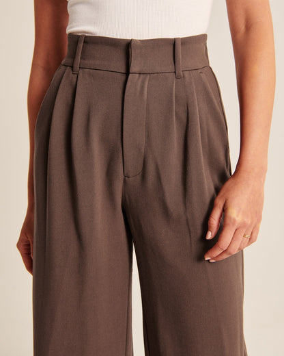 PANTALON ANCHO - MOCA